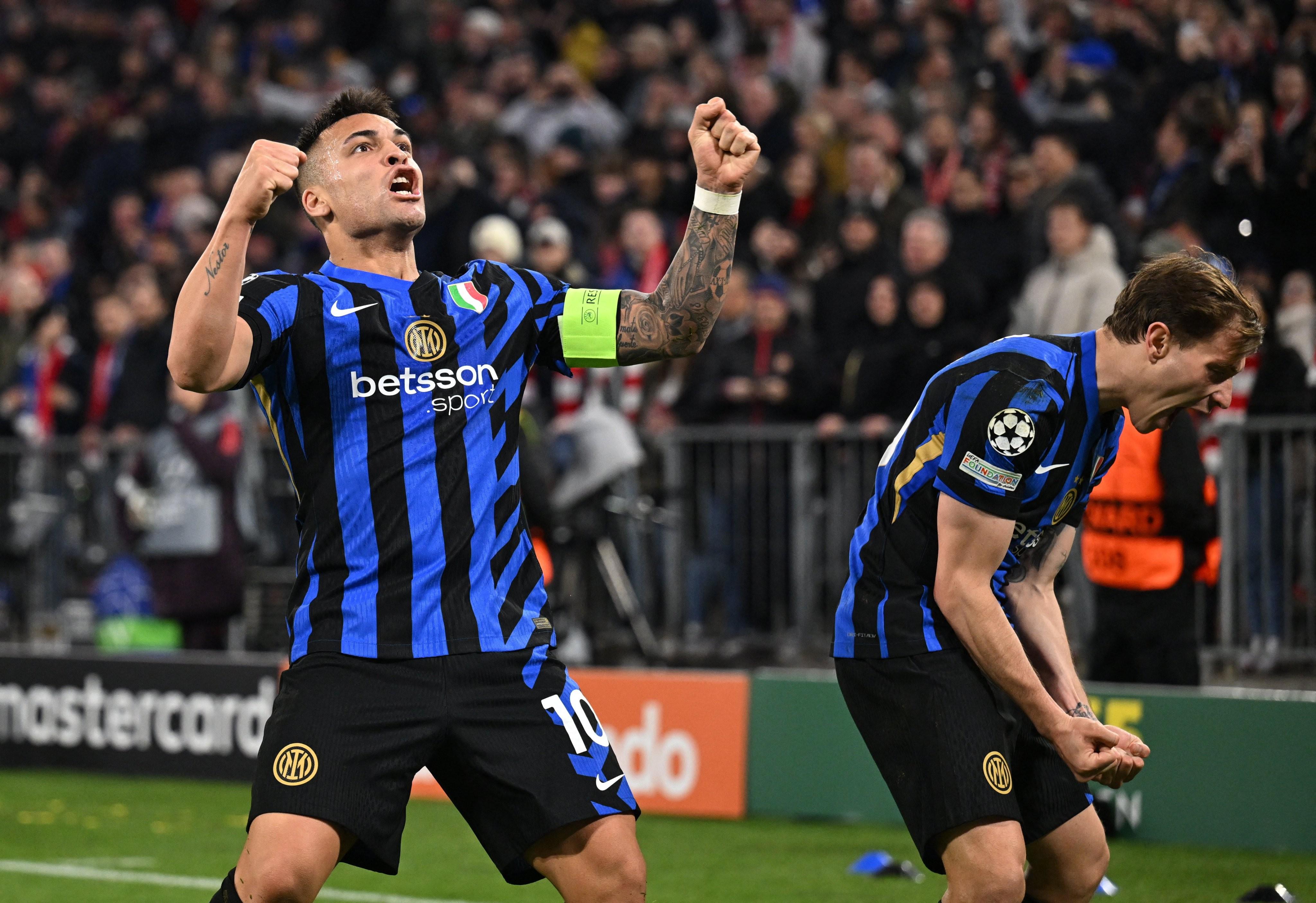 包含国际米兰球员状态火爆，助球队取得连胜的词条