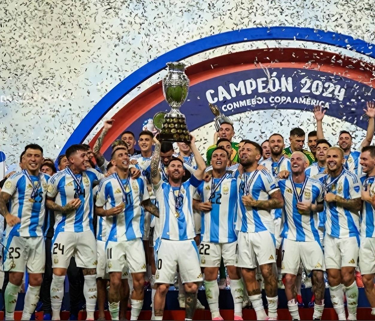 关于阿根廷一线队确认参加美洲杯，梅西领军的信息